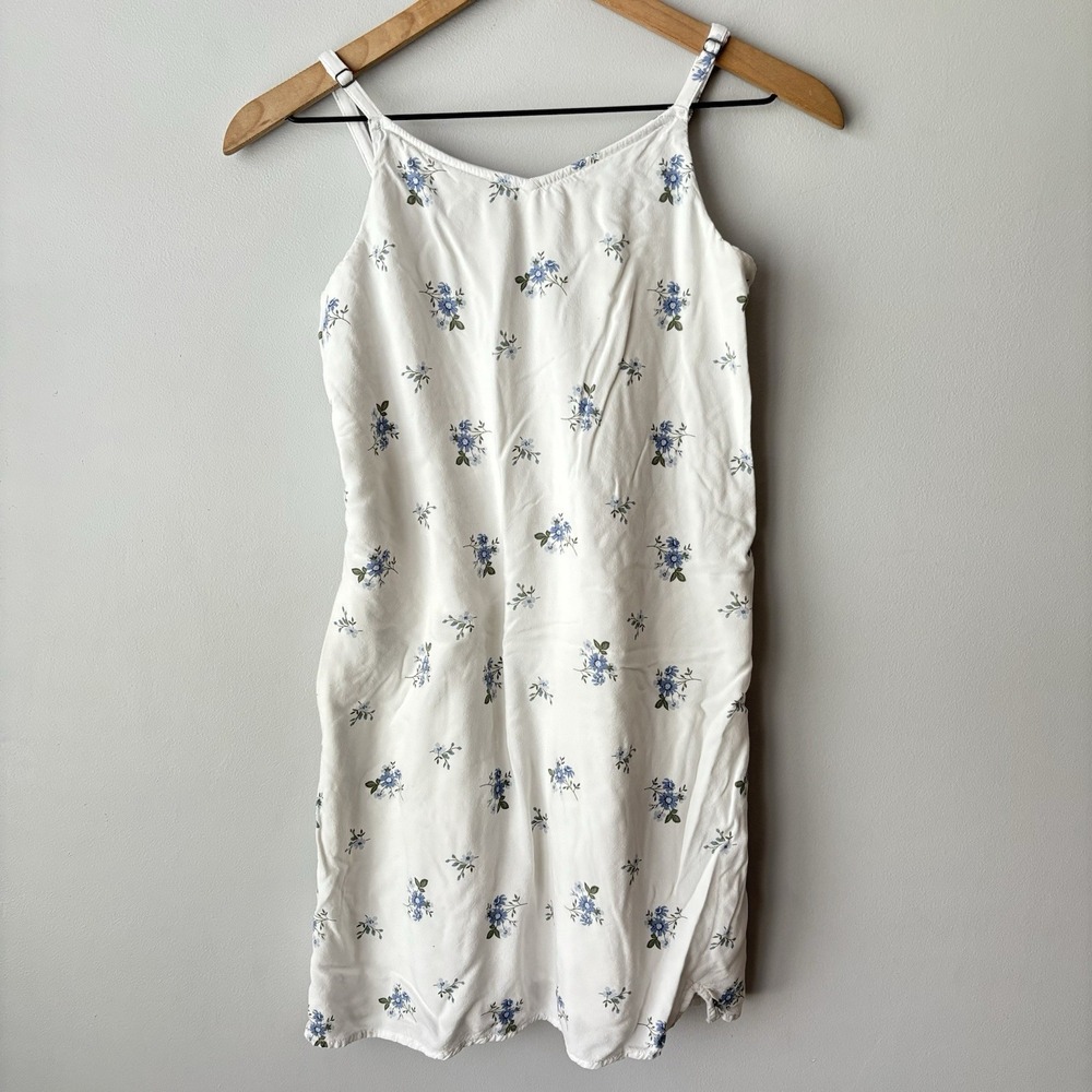 Abercrombie Kids Dress 15/16 XL Extra Large‎ Floral Sundress White Cottage Fairy
